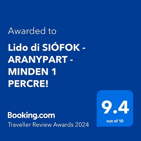 Lido Di - Aranypart - Minden 1 Percre! Lejlighed Siófok